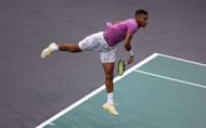 Felix Auger-Aliassime at the 2022 Paris Masters.